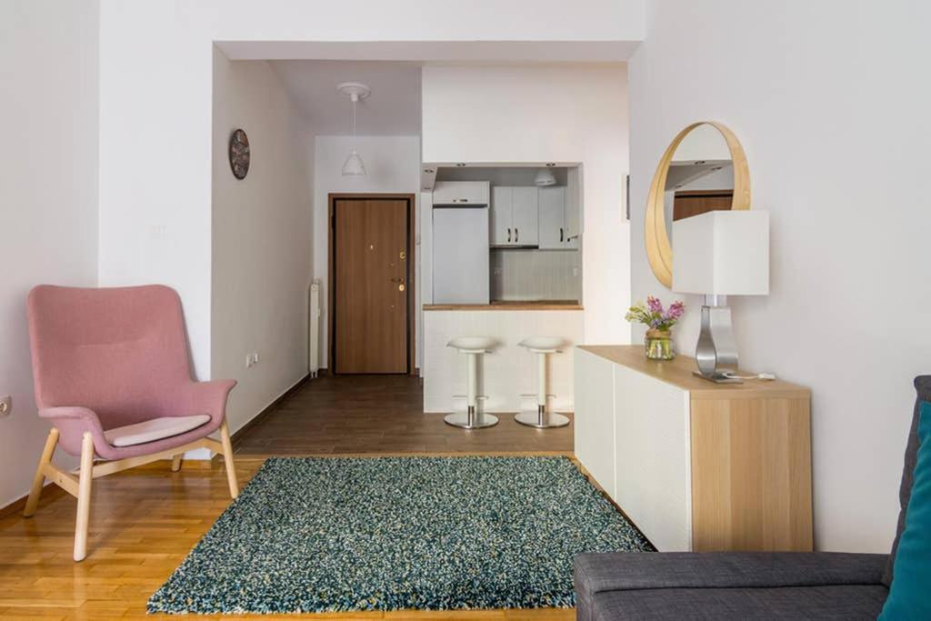 Apartament Brand New Decorated Flat For 4 Ppl In Pagrati Ateny Zewnętrze zdjęcie