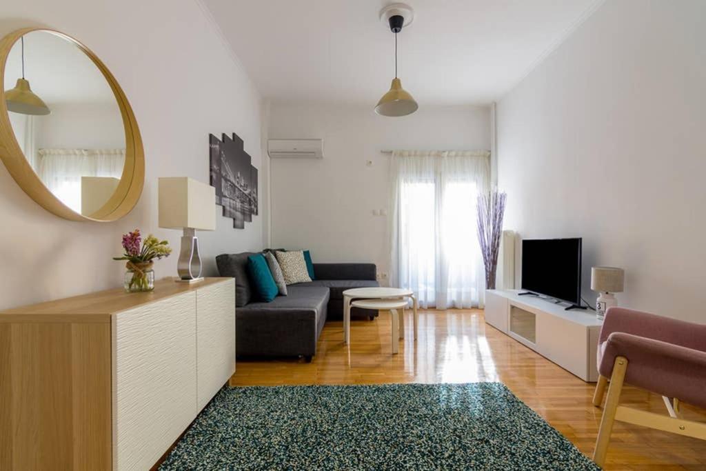 Apartament Brand New Decorated Flat For 4 Ppl In Pagrati Ateny Zewnętrze zdjęcie